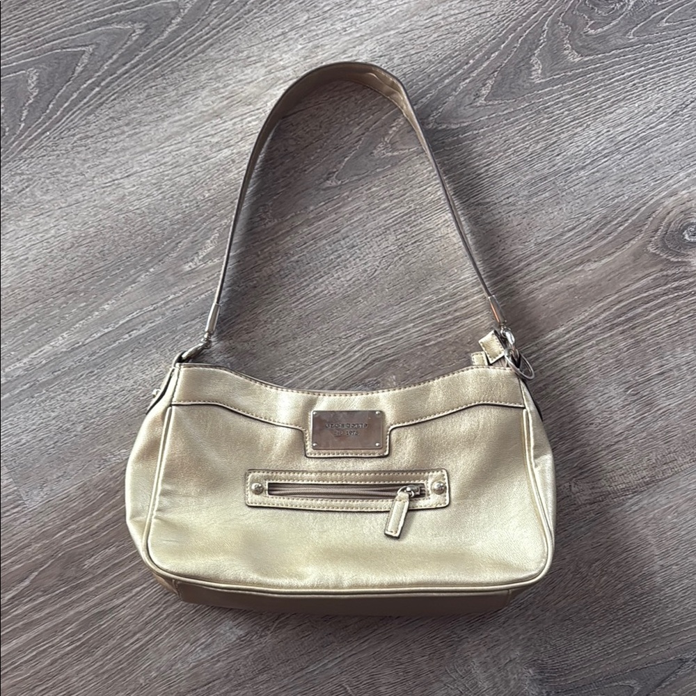 Liz Claiborne Gold Shoulder Bag